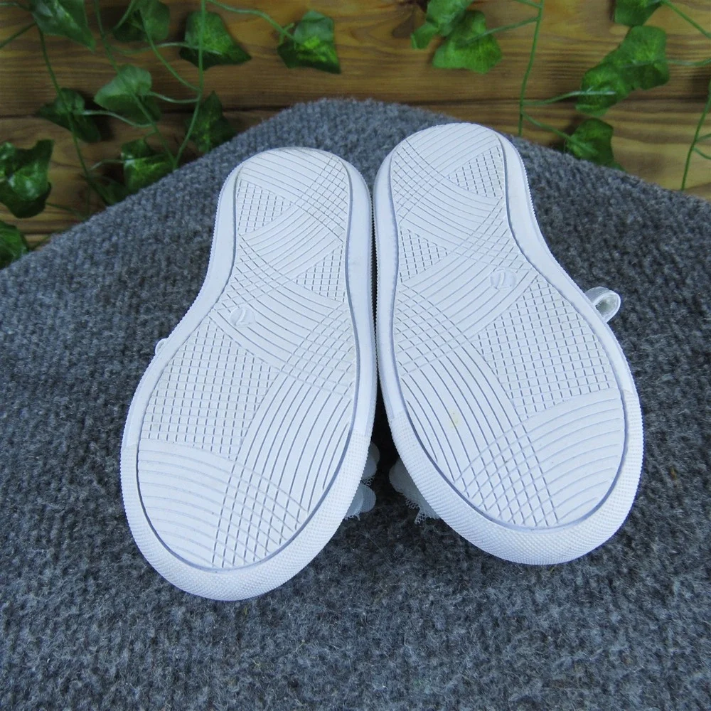 Rachel Shoes Girls Mary‎ Jane  Sz T 7 Medium White Synthetic Hook & Loop